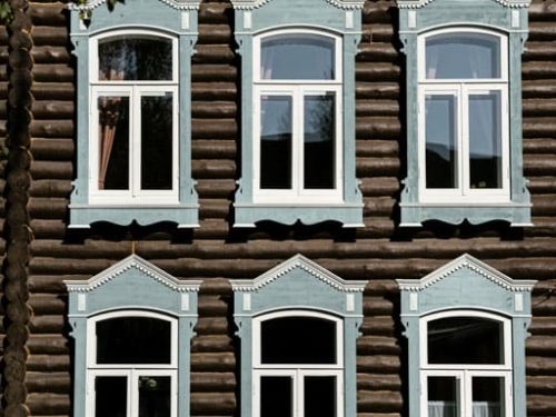 томское деревянное зодчество фасада дома